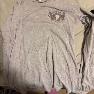 Gray Long Sleeve Tee